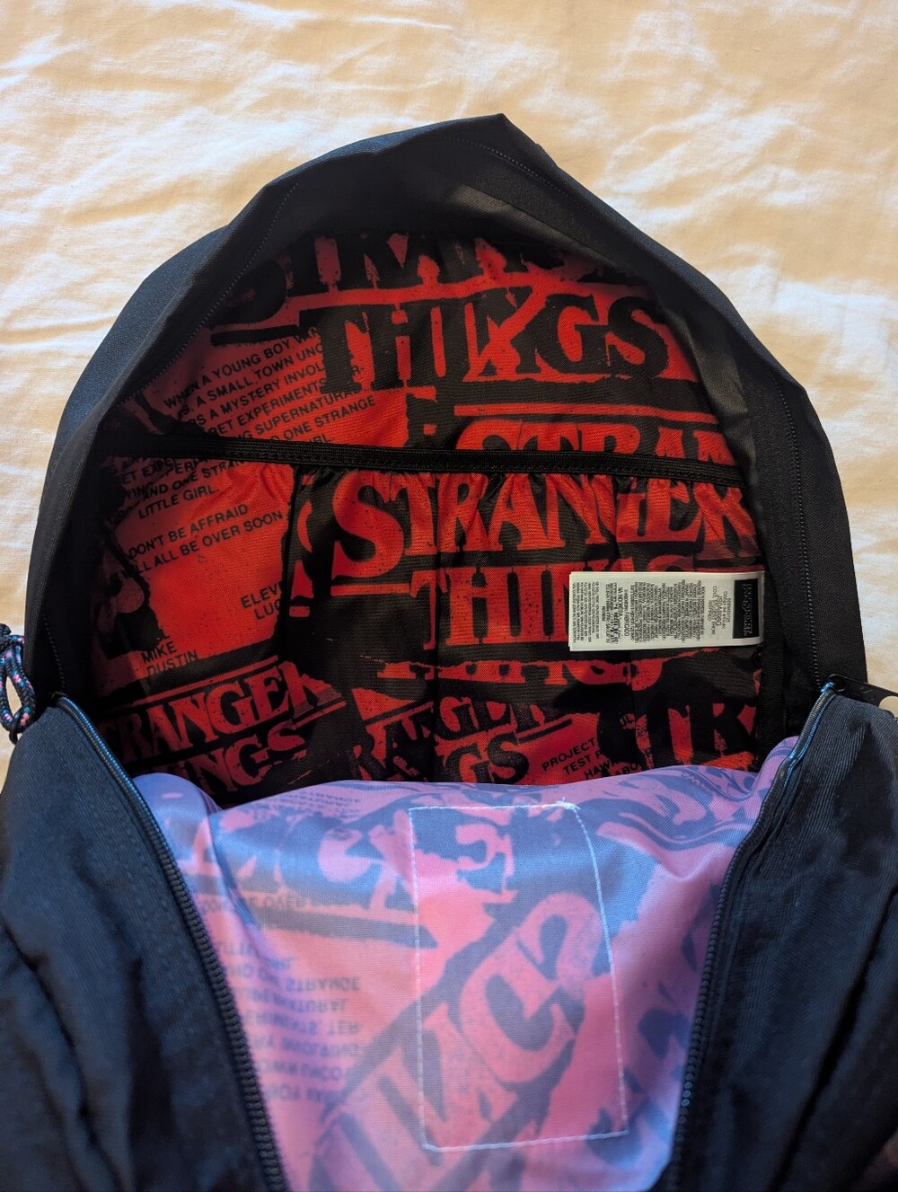NWT Stranger Things x Jansport Cool Student Backpack - Picture 3 of 4